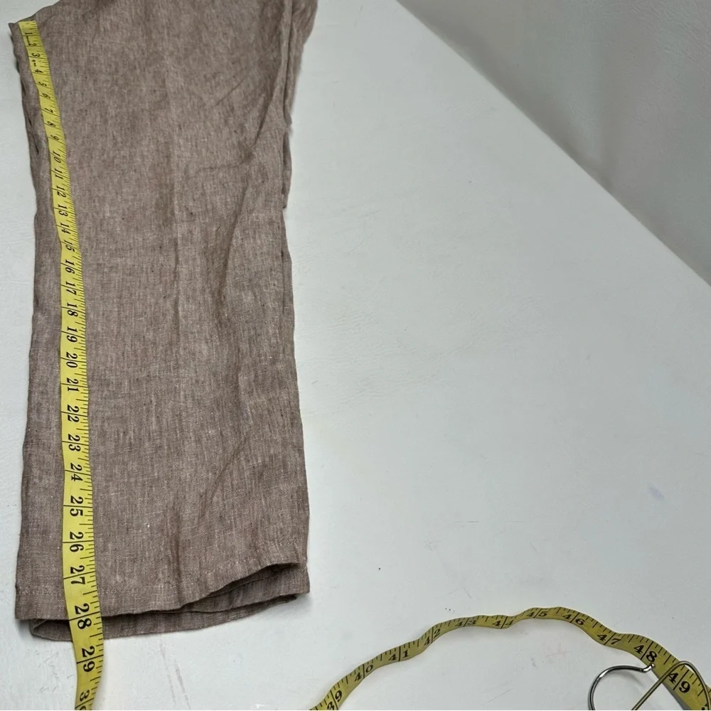 J.Jill women’s linen Brown Pants size M